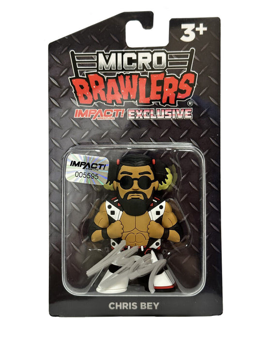 2022 Pro Wrestling Tees Impact! Wrestling Exclusive Micro Brawlers Series 4 Chris Bey