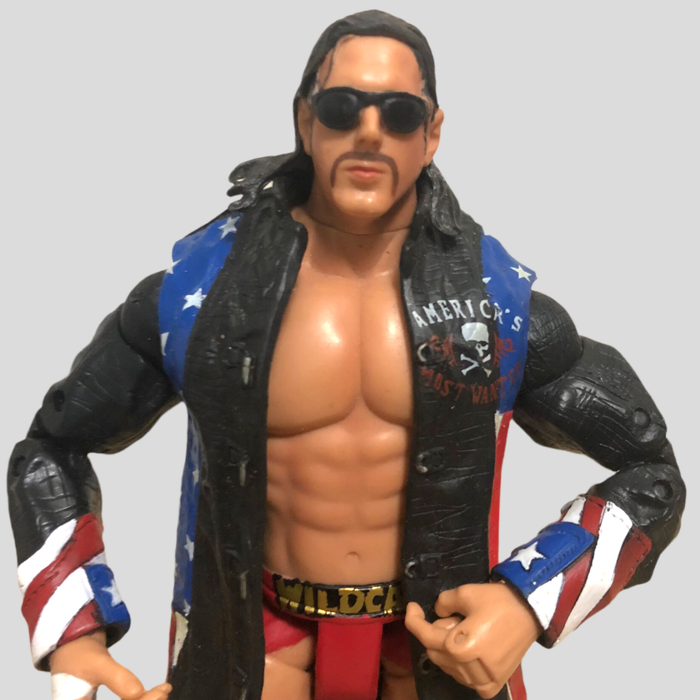 2006 Total Nonstop Action [TNA] Wrestling Impact! Marvel Toys Series 4 "Wildcat" Chris Harris [With Moustache]