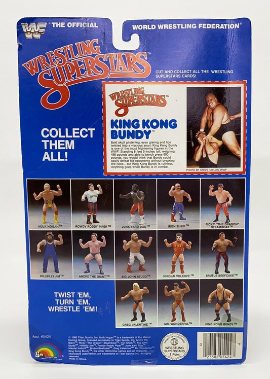 1985 WWF LJN Wrestling Superstars Series 2 King Kong Bundy