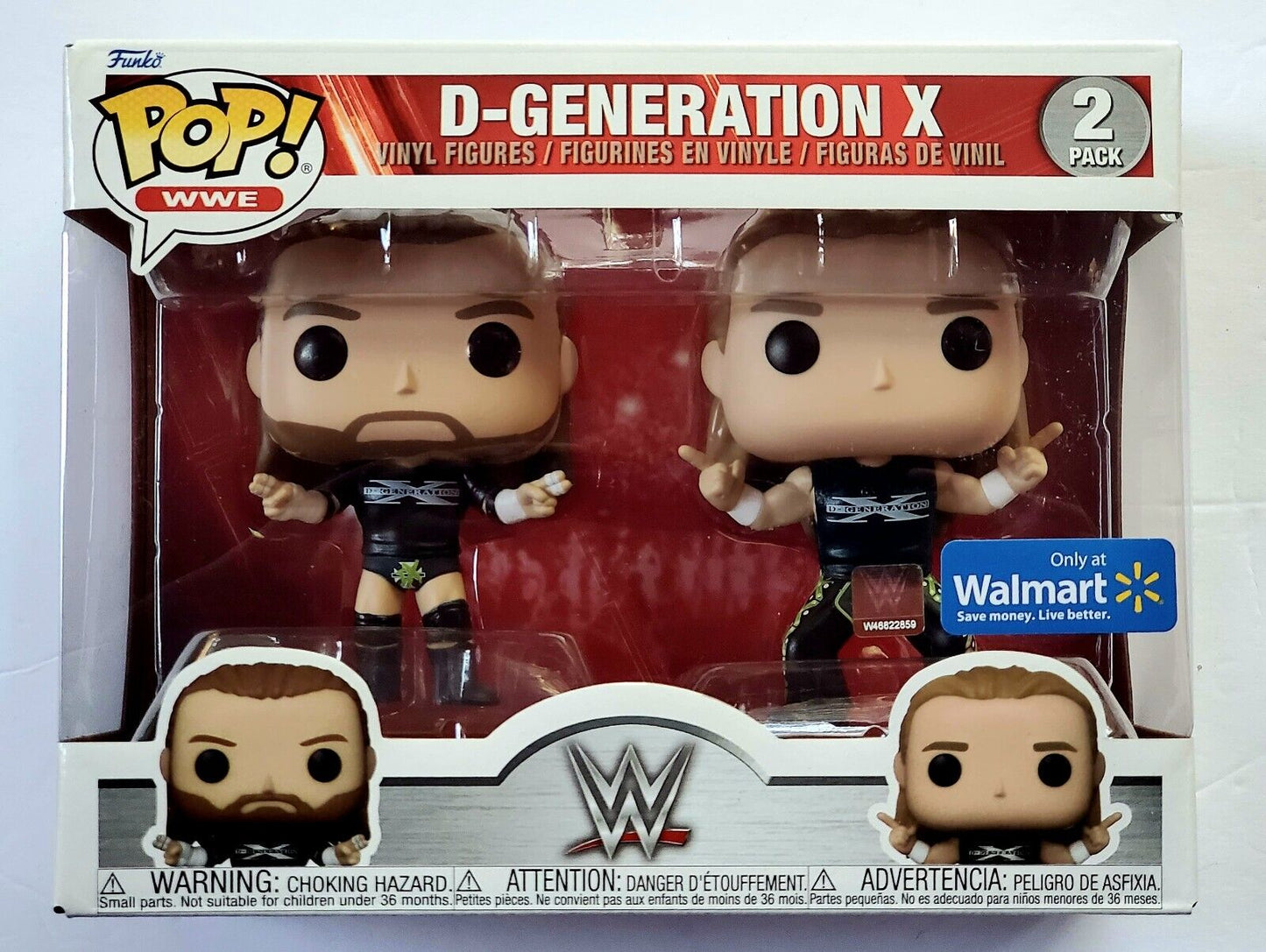 2022 WWE Funko POP! Vinyls 2-Pack: D-Generation X [Exclusive]