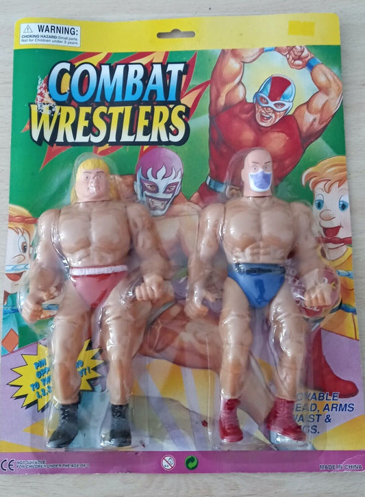 1996 Zaptron Combat Wrestlers Bootleg/Knockoff 2-Pack