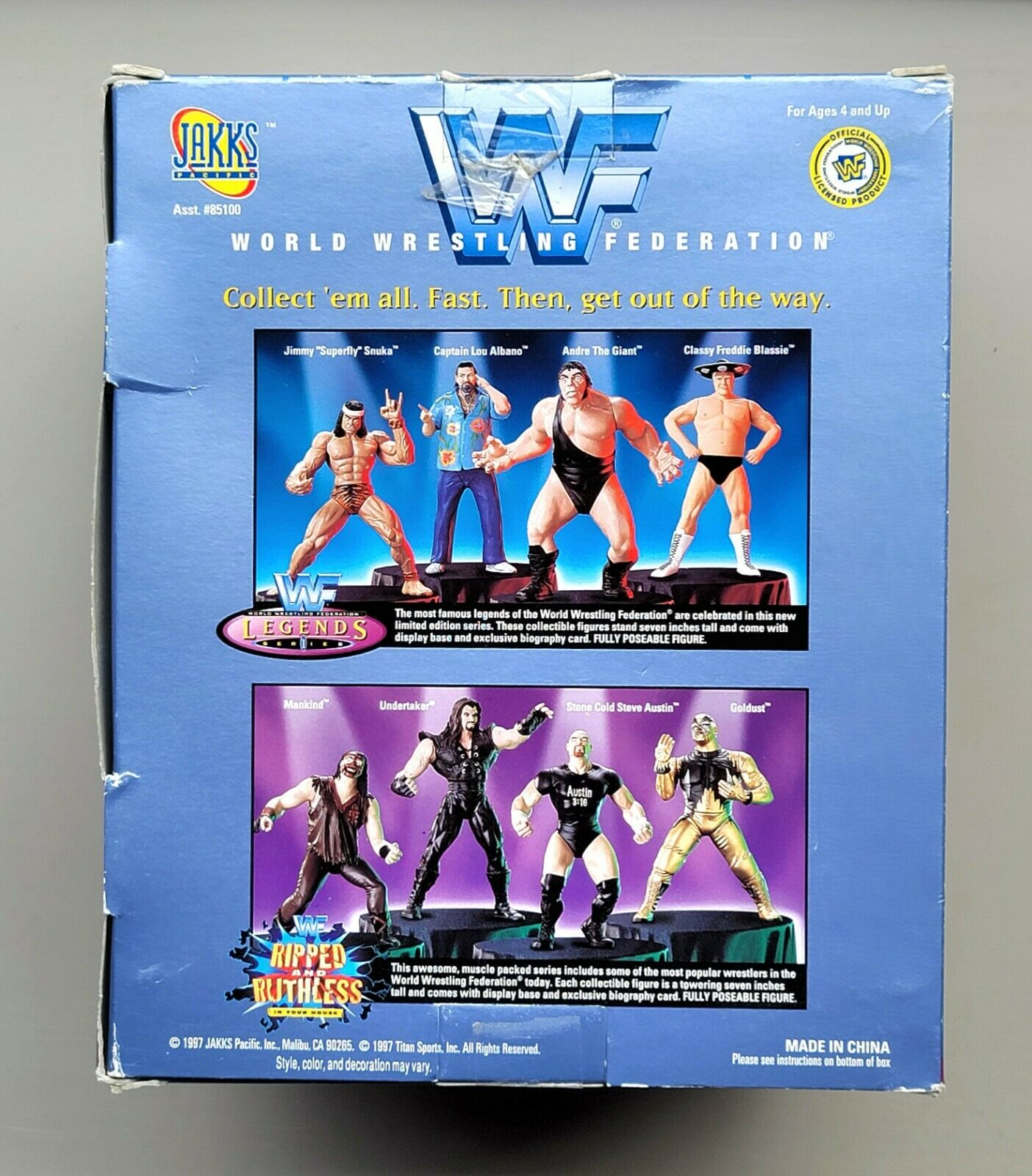 1997 WWF Jakks Pacific Legends Series 1 Jimmy 