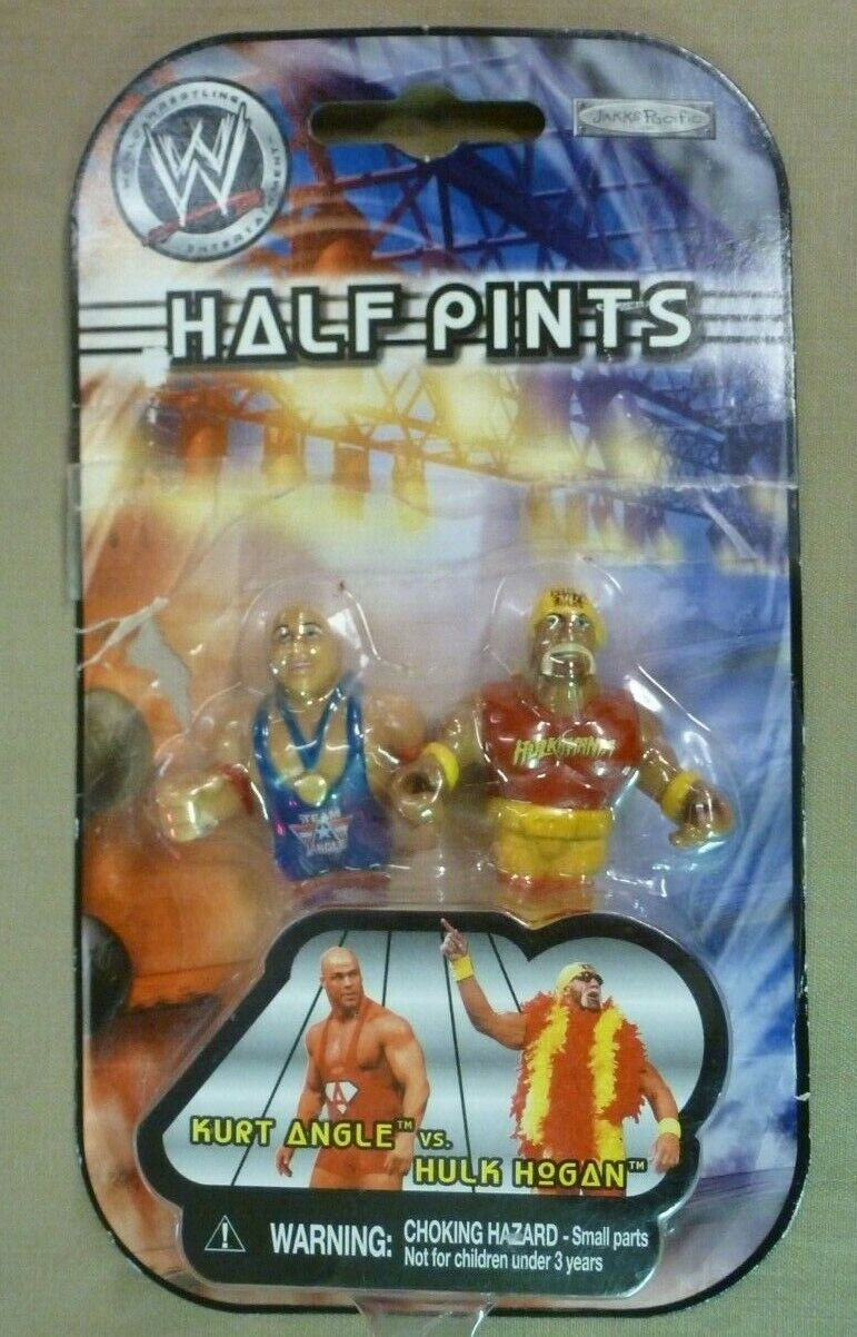 2003 WWE Jakks Pacific Half Pints: Kurt Angle vs. Hulk Hogan