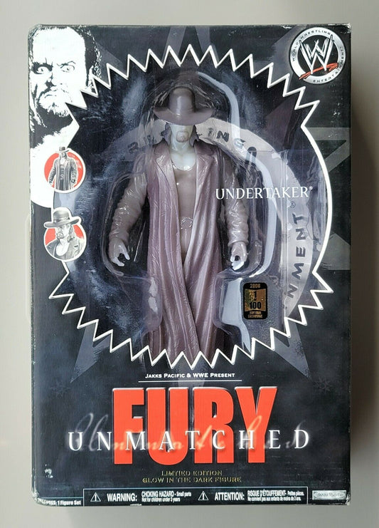 2008 WWE Jakks Pacific Unmatched Fury Toy Fair Exclusive 1 of 100 Undertaker