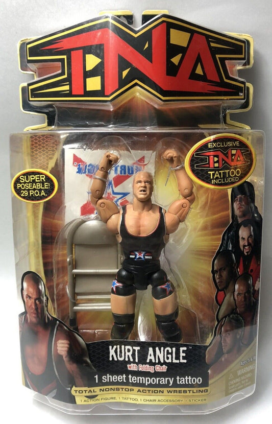 2007 Total Nonstop Action [TNA] Marvel Toys Series 8 Kurt Angle