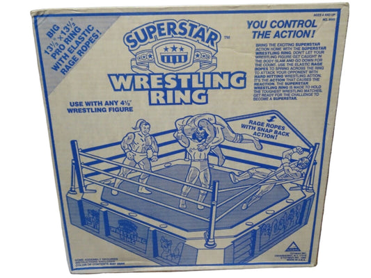 1990 Toymax Bootleg/Knockoff Superstar Wrestling Ring