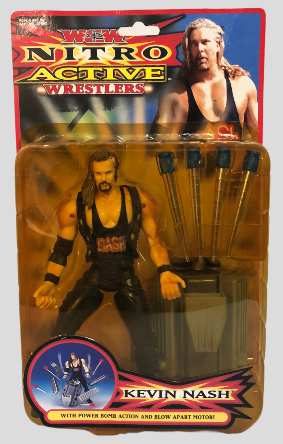 2000 WCW Toy Biz Nitro Active Kevin Nash