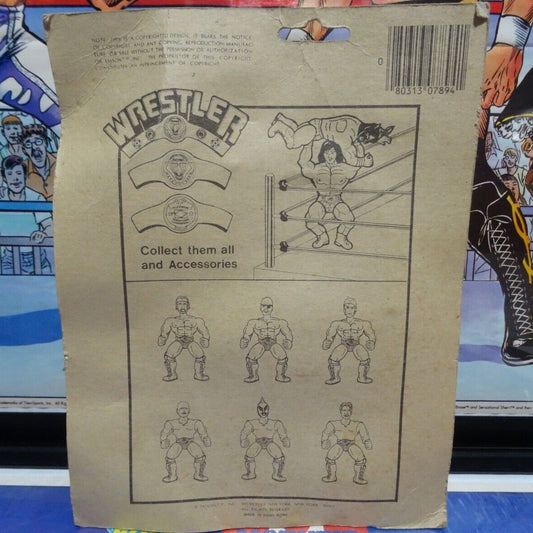 1985 Emson Bootleg/Knockoff IWA Wrestlers Main Event Action Figure