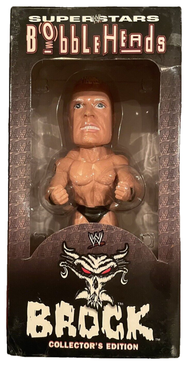 2003 WWE Chitown Toys Collector's Edition Superstars BobbleHeads Brock Lesnar