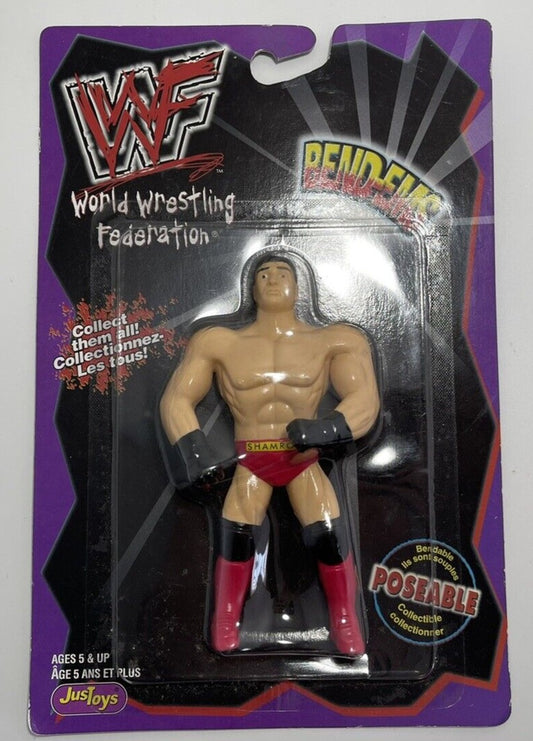 1998 WWF Just Toys Bend-Ems Canadian Series 7 Ken Shamrock