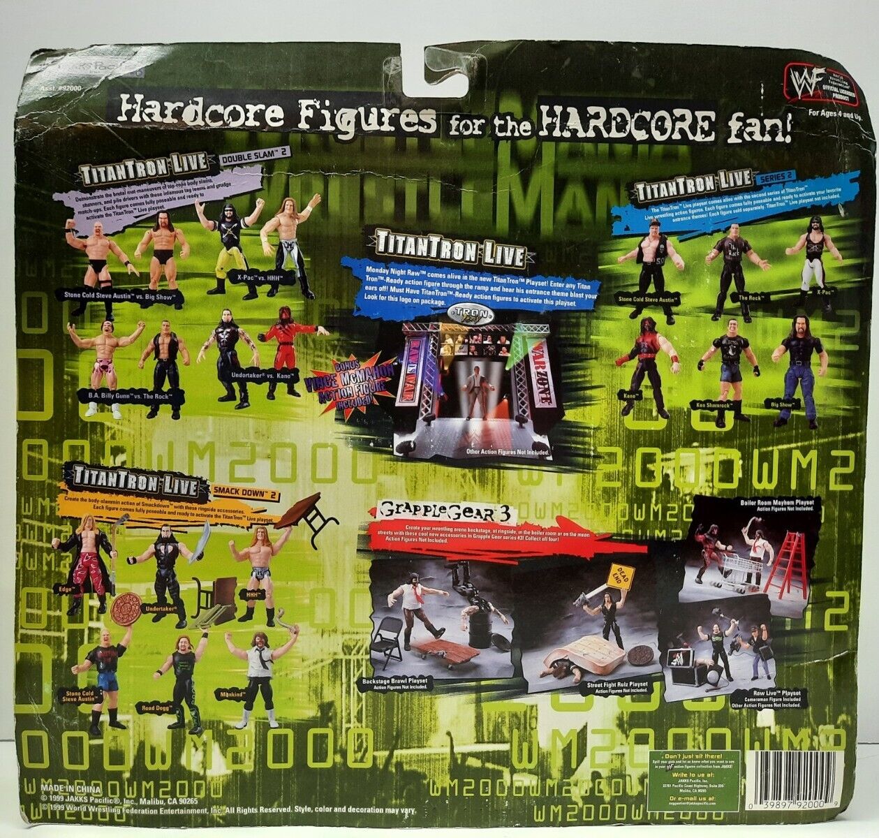 2000 WWF Jakks Pacific Titantron Live Double Slam Series 2: Big
