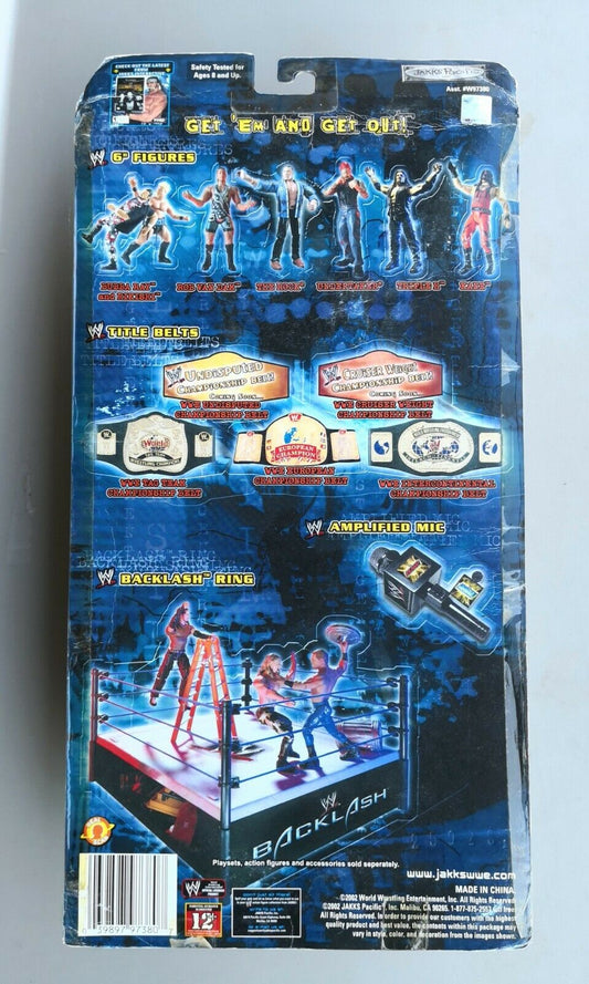 2002 WWE Jakks Pacific 12" Ringside Rebels Series 4 "Ready and Willing" Hollywood Hulk Hogan