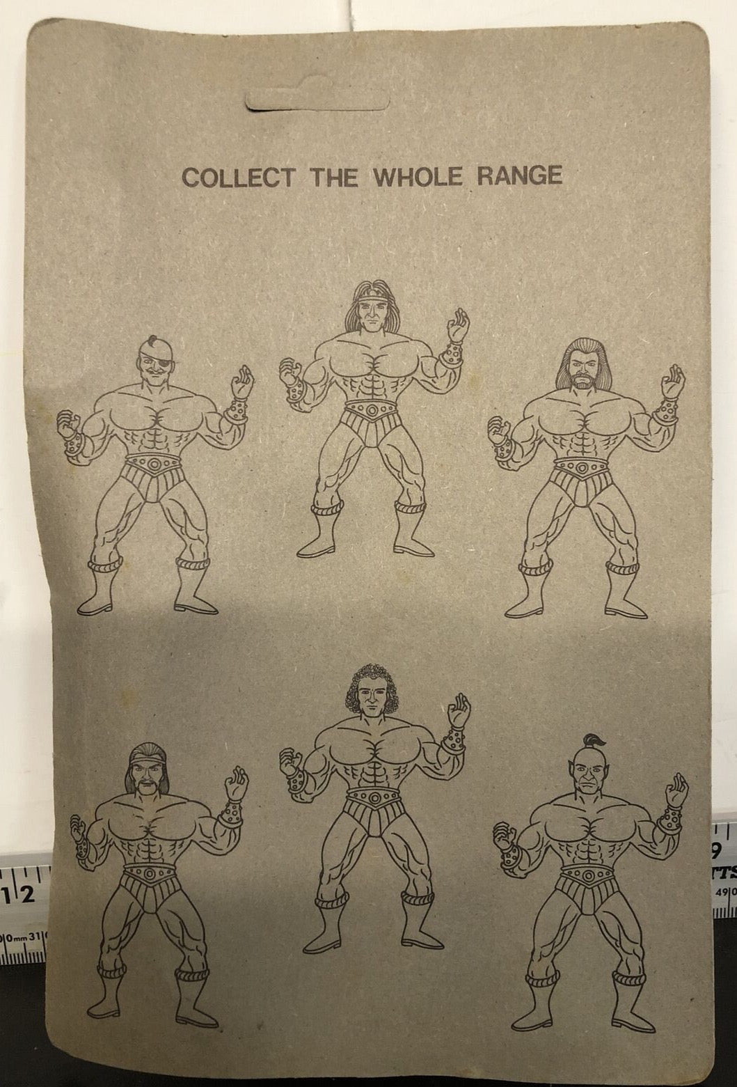 Wrestling Champions [Full Blue Card] Small Body Bootleg/Knockoff Wrestler