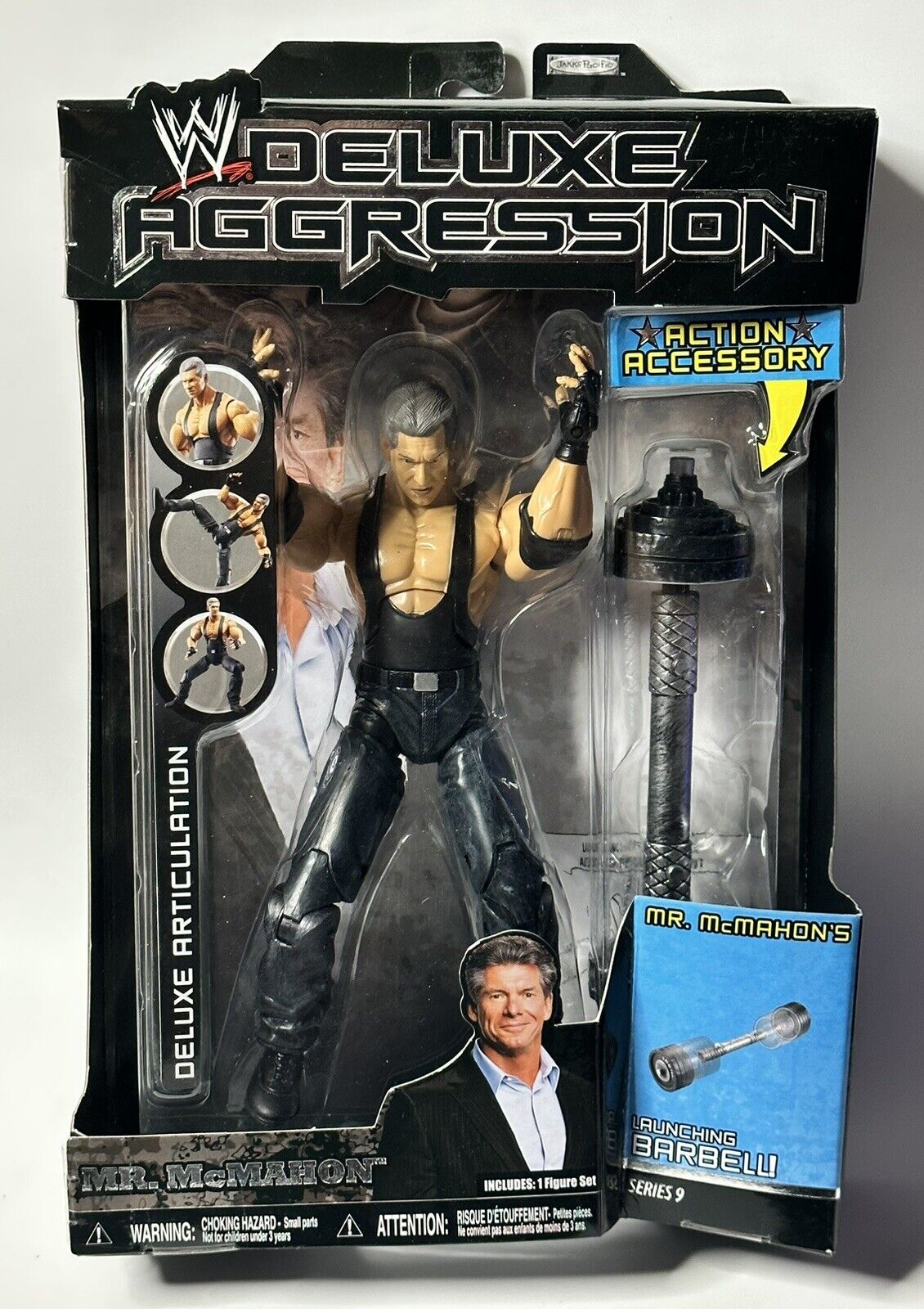 2007 WWE Jakks Pacific Deluxe Aggression Series 9 Mr. McMahon