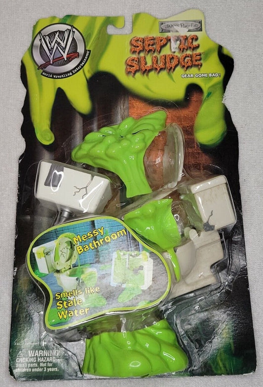 2002 WWE Jakks Pacific Septic Sludge Series 1 Messy Bathroom