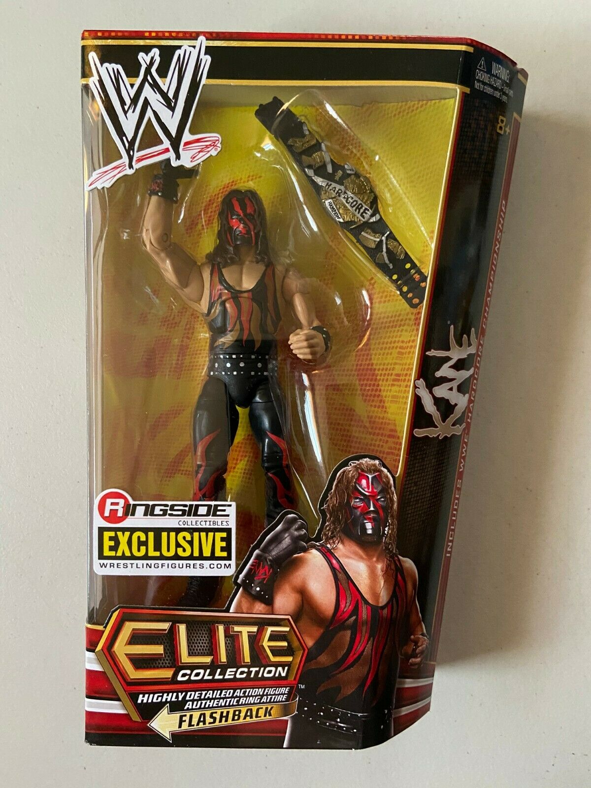 WWE KANE MATTEL RINGSIDE EXCLUSIVE Elite Hardcore Kane Wrestling WWE KANE MATTEL RINGSIDE EXCLUSIVE Elite Hardcore Kane Wrestling