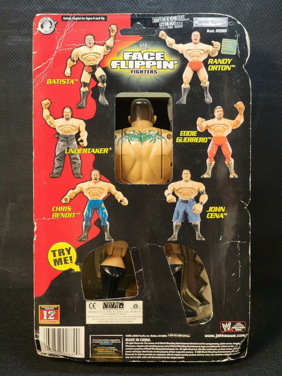 2005 WWE Jakks Pacific Face Flippin' Fighters Series 1 Randy Orton