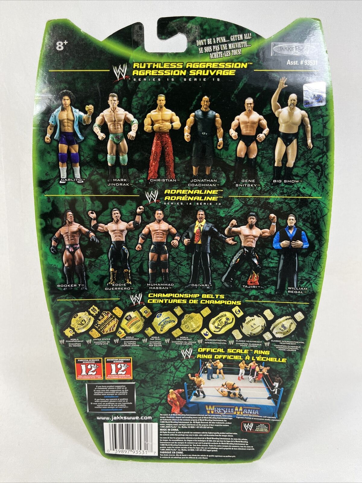 2005 WWE Jakks Pacific Ruthless Aggression Series 15 Mark Jindrak –  Wrestling Figure Database