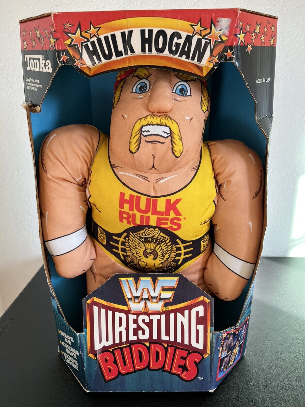 1990 WWF Tonka Wrestling Buddies Series 1 Hulk Hogan