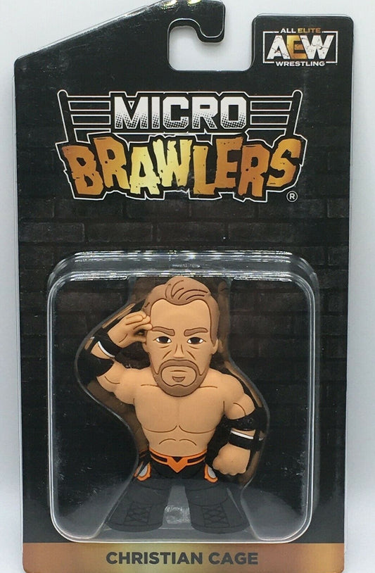2021 AEW Pro Wrestling Tees Micro Brawlers Limited Edition Christian Cage