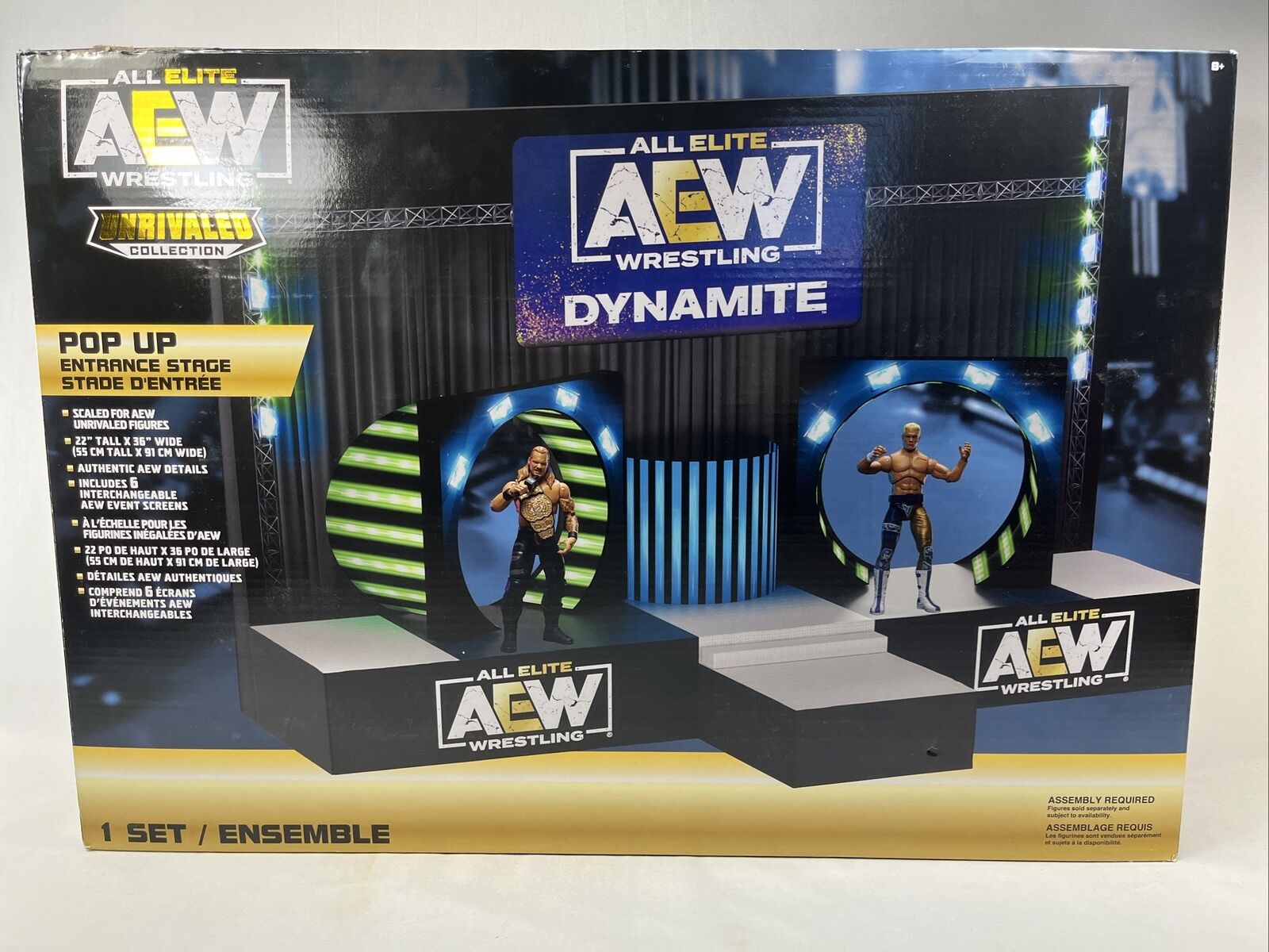 2022 AEW Jazwares Unrivaled Collection Pop Up Entrance Stage ...