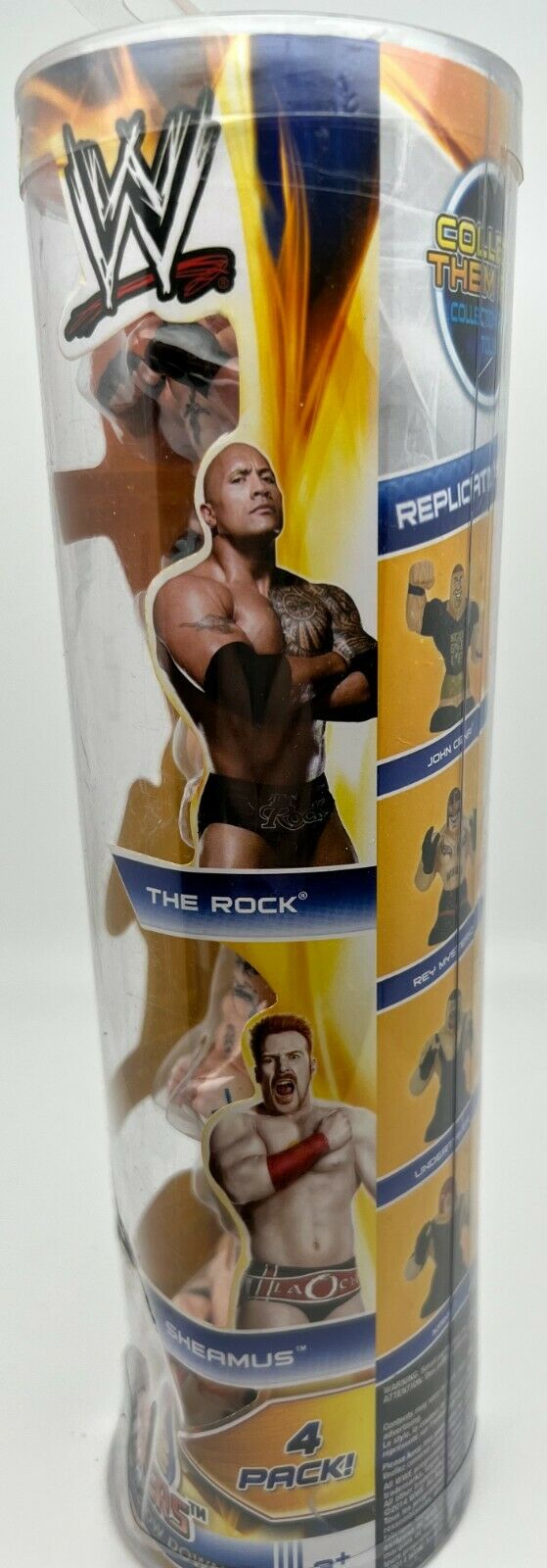 2014 WWE Wicked Cool Toys Thumbpers Series 2 4-Pack: Brock Lesnar, The Rock, CM Punk & Sheamus