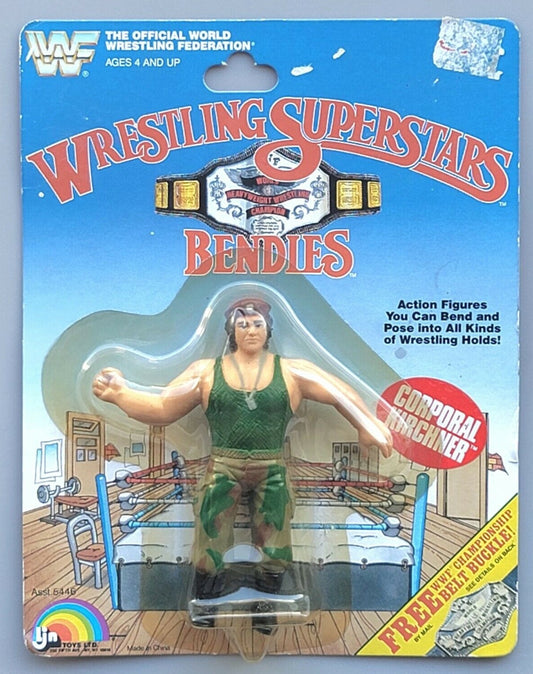 1986 WWF LJN Wrestling Superstars Bendies Series 2 Corporal Kirchner