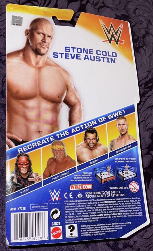 2015 WWE Mattel Basic Asst. X7218 Stone Cold Steve Austin