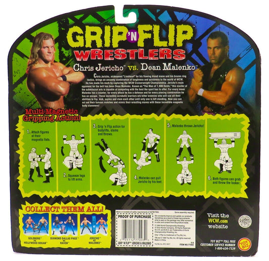 1999 WCW Toy Biz Grip 'N' Flip Series 1 Chris Jericho & Dean Malenko