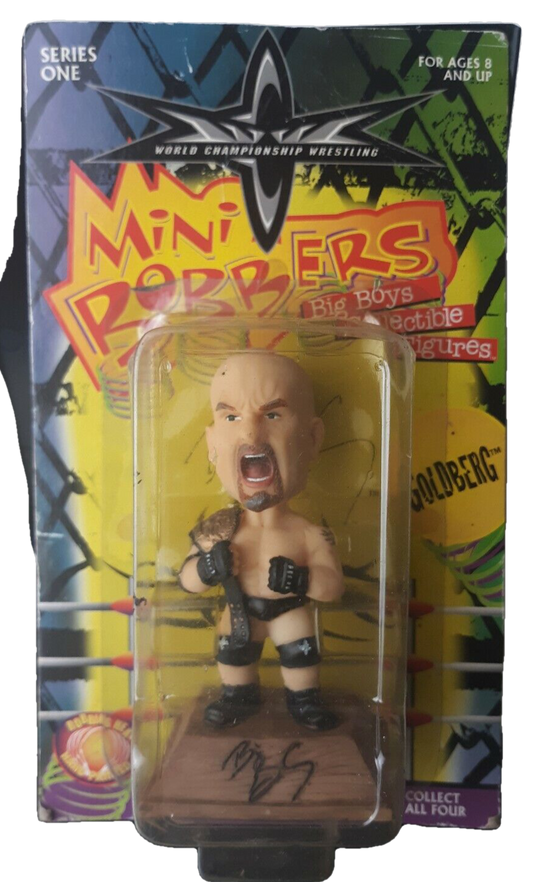 2000 WCW Key Enterprises Mini Bobbers Series 1 Goldberg