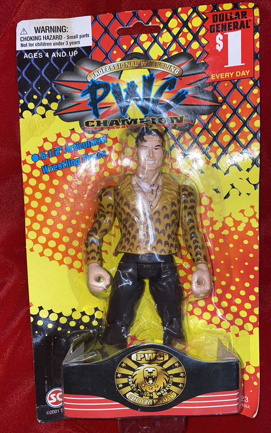 2001 Sunco Ltd. Professional Wrestling Champion Bootleg/Knockoff Micky Marvin