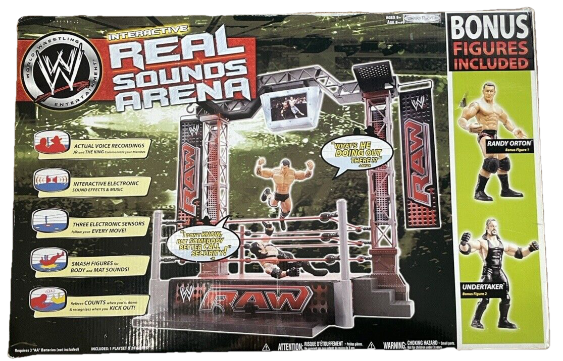 2008 WWE Jakks Pacific Real Sounds Arena [With Randy Orton & Undertaker]