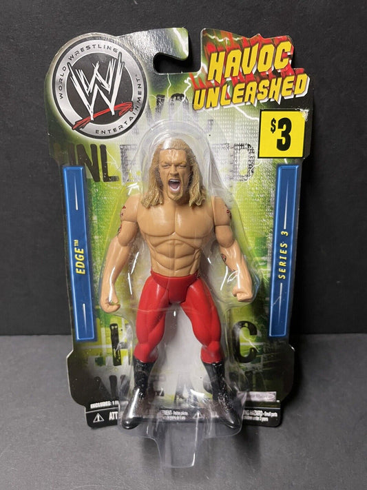 2007 WWE Jakks Pacific Bone-Crunching Action Havoc Unleashed Series 3 Edge