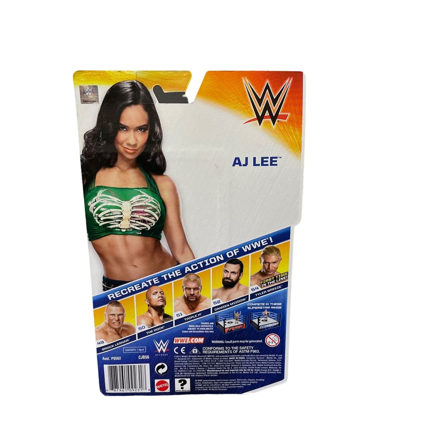 2015 WWE Mattel Basic Series 53 #53 AJ Lee