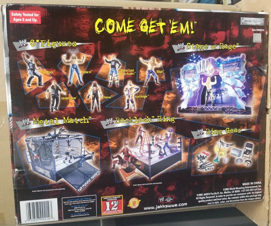 2002 WWE Jakks Pacific R-3 Tech The New RAW Stage