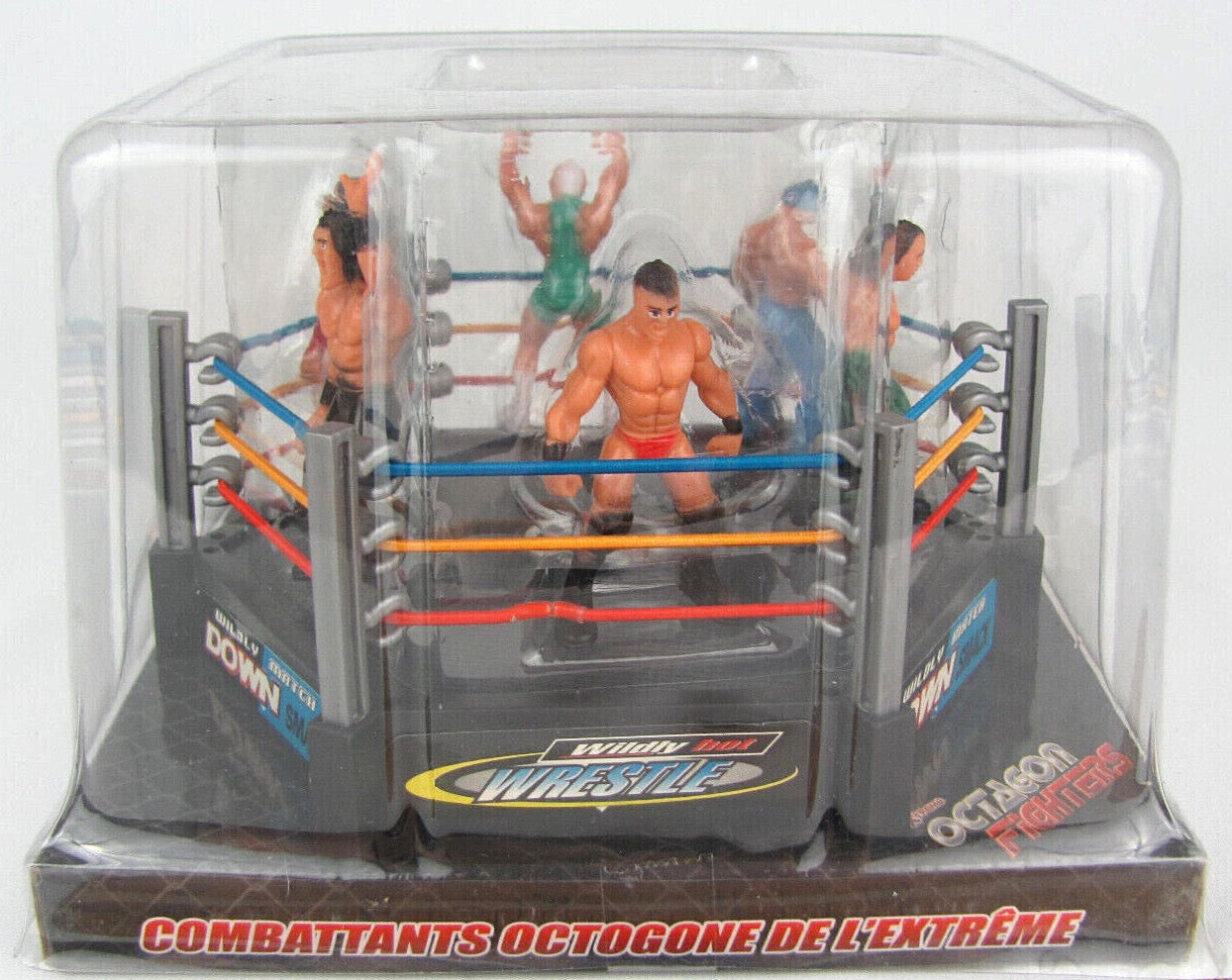 Extreme Octagon Fighters Bootleg/Knockoff Mini Figures & Ring