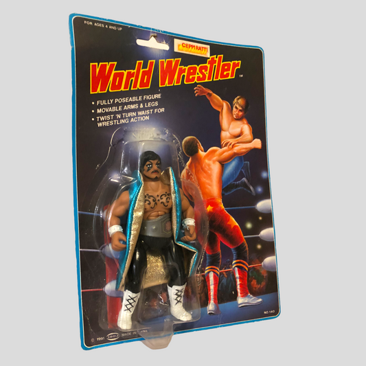 1991 Soma World Wrestler Black Hawk