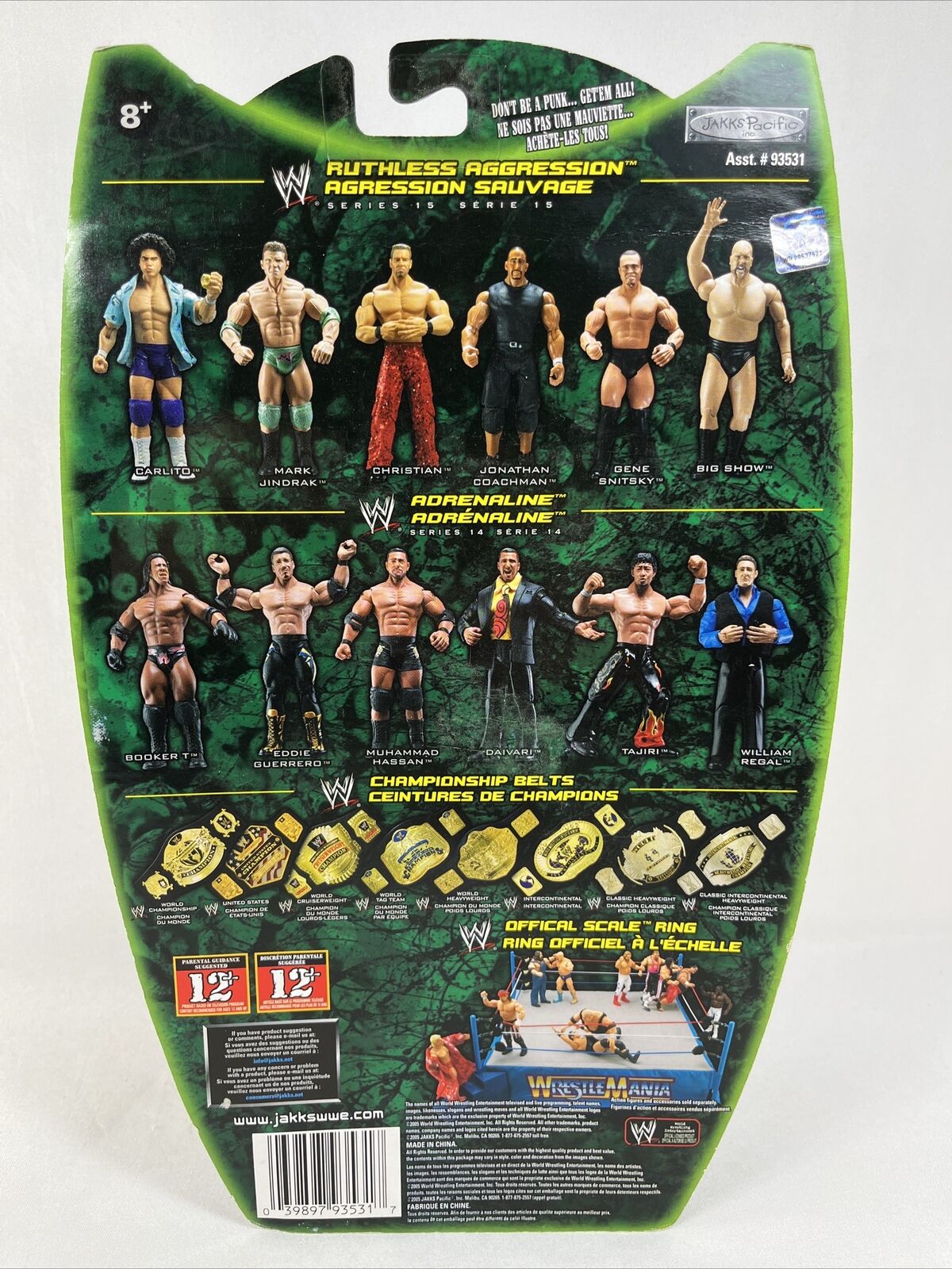 All Carlito Wrestling Action Figures – Wrestling Figure Database