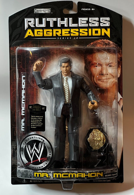 2007 WWE Jakks Pacific Ruthless Aggression Series 28 Mr. McMahon