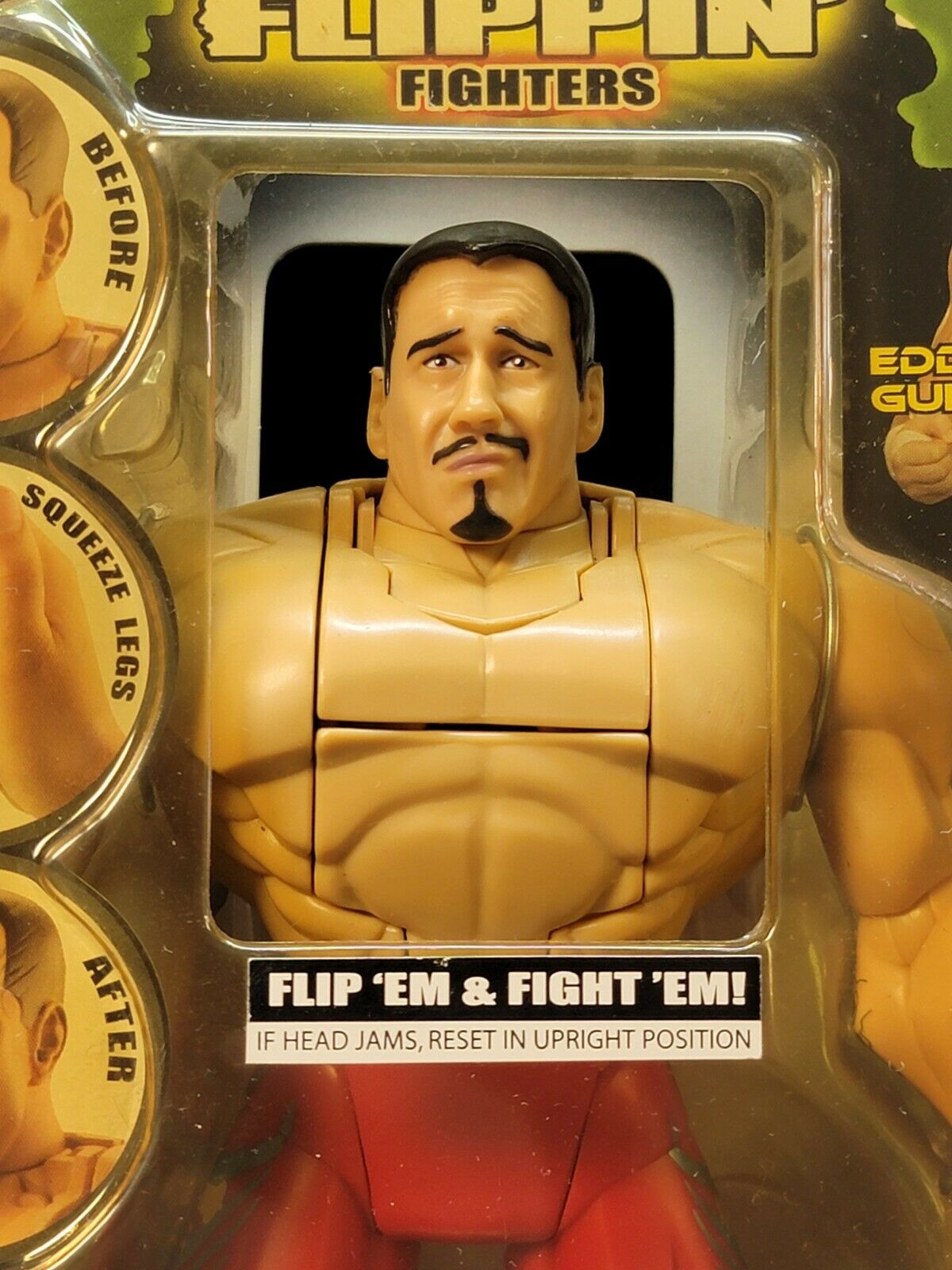 2005 WWE Jakks Pacific Face Flippin' Fighters Series 1 Eddie Guerrero