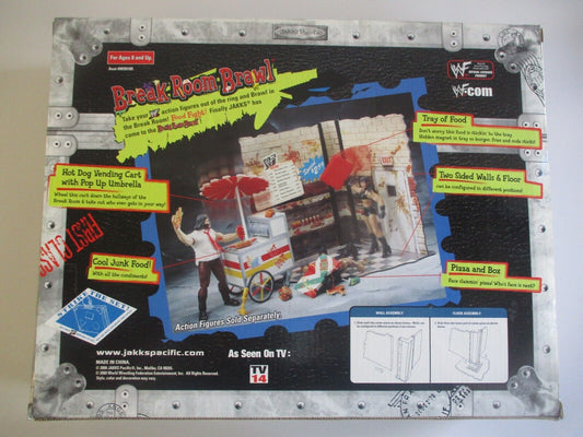 WWF WWE Action Figure Prop Box Back Alley Street Accessories Playset