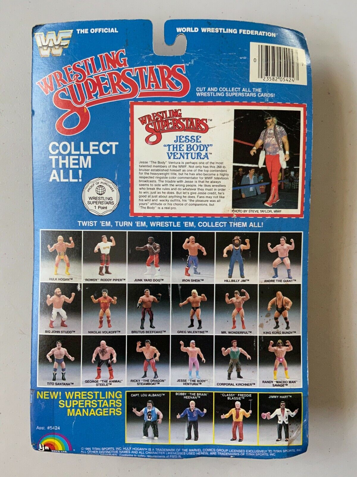 1986 WWF LJN Wrestling Superstars Series 3 Jesse 