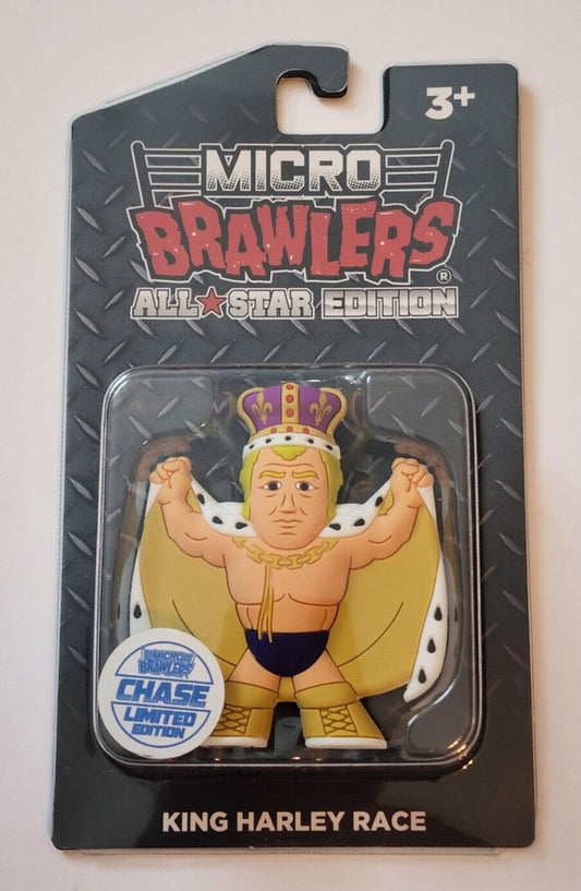 2022 Pro Wrestling Tees Crate Exclusive Micro Brawlers King Harley Race [August, Chase]