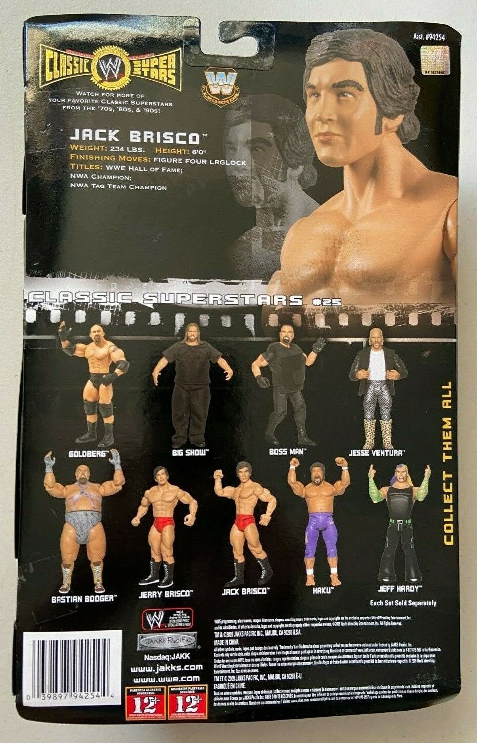 2009 WWE Jakks Pacific Classic Superstars Series 25 Jack Brisco