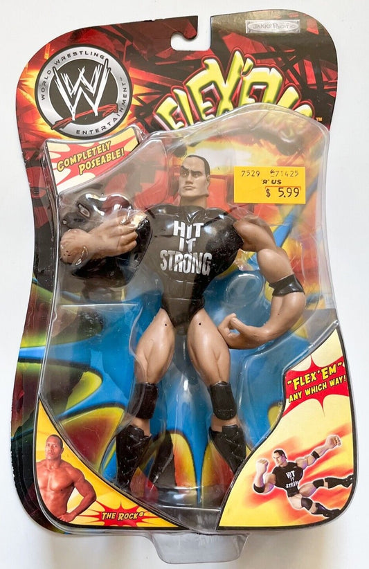 2003 WWE Jakks Pacific Flex 'Ems Series 3 The Rock