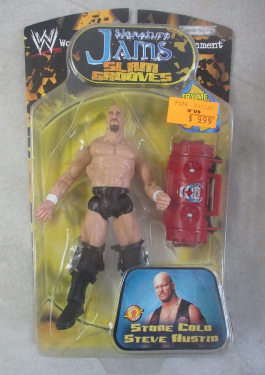 2002 WWE Jakks Pacific Titantron Live Signature Jams "Slam Grooves" Stone Cold Steve Austin
