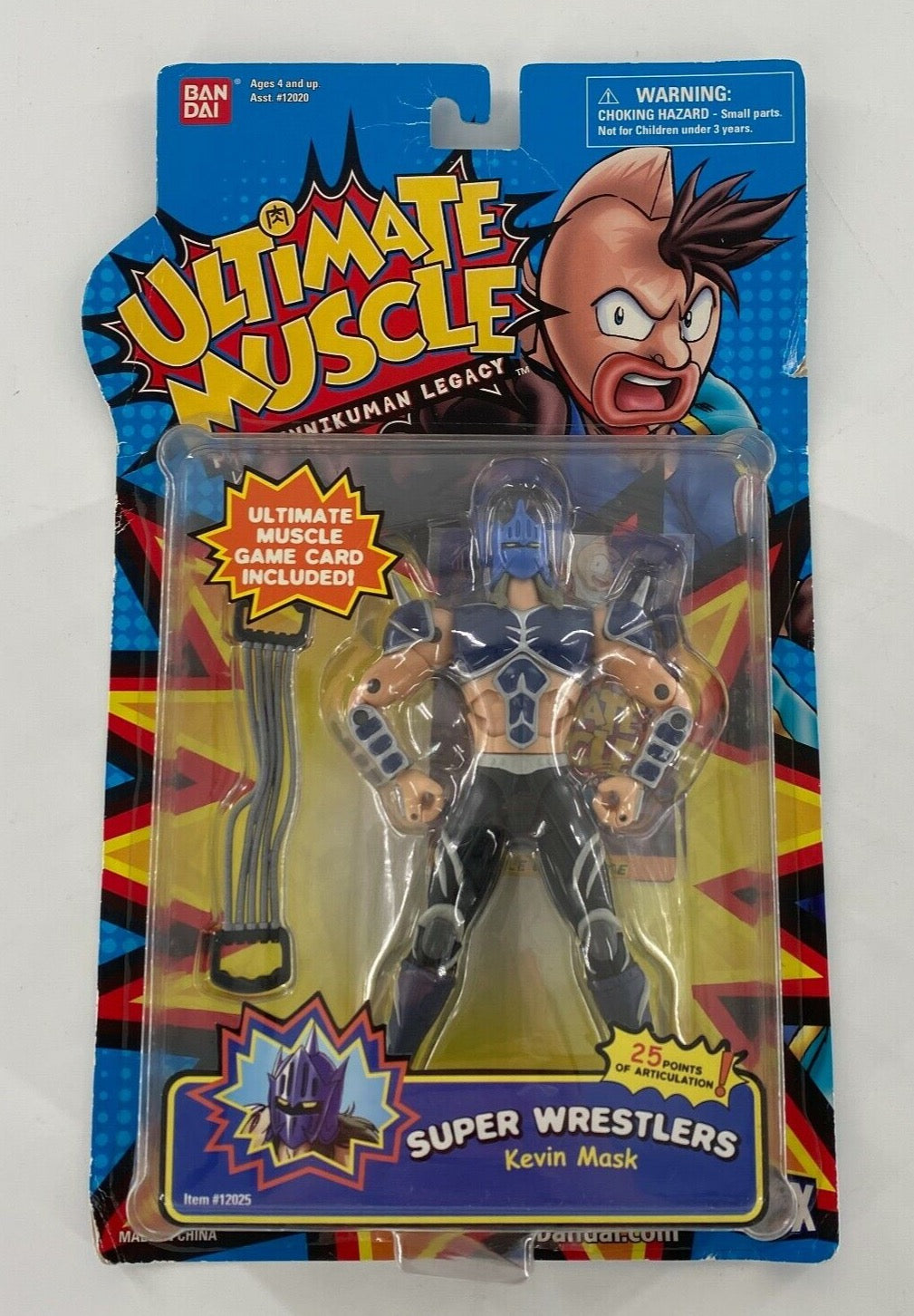Kevin Mask 2002 Bandai Ultimate MUSCLE: The Kinnikuman Legacy Super Wrestlers Kev ...