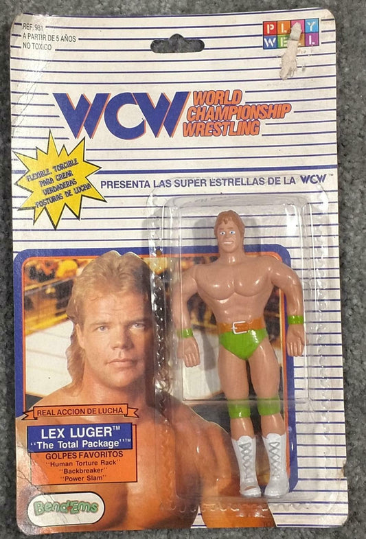 1991 WCW Play Well Bend-Ems Lex Luger