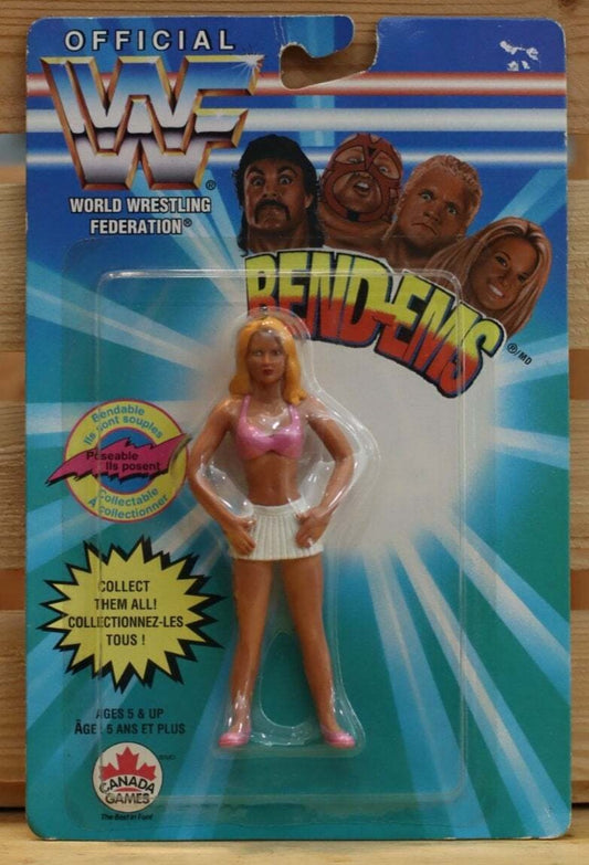 1998 WWF Just Toys Bend-Ems Canadian Series 4 Sunny