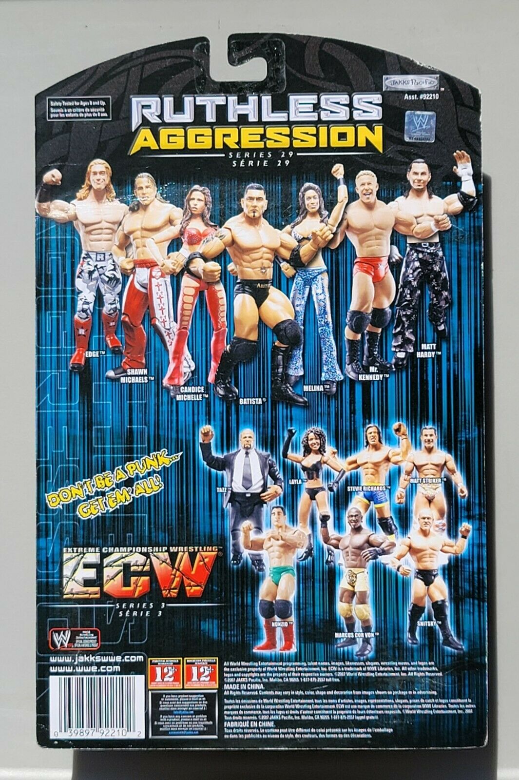 2007 WWE Jakks Pacific Ruthless Aggression Series 29 Edge [Chase]